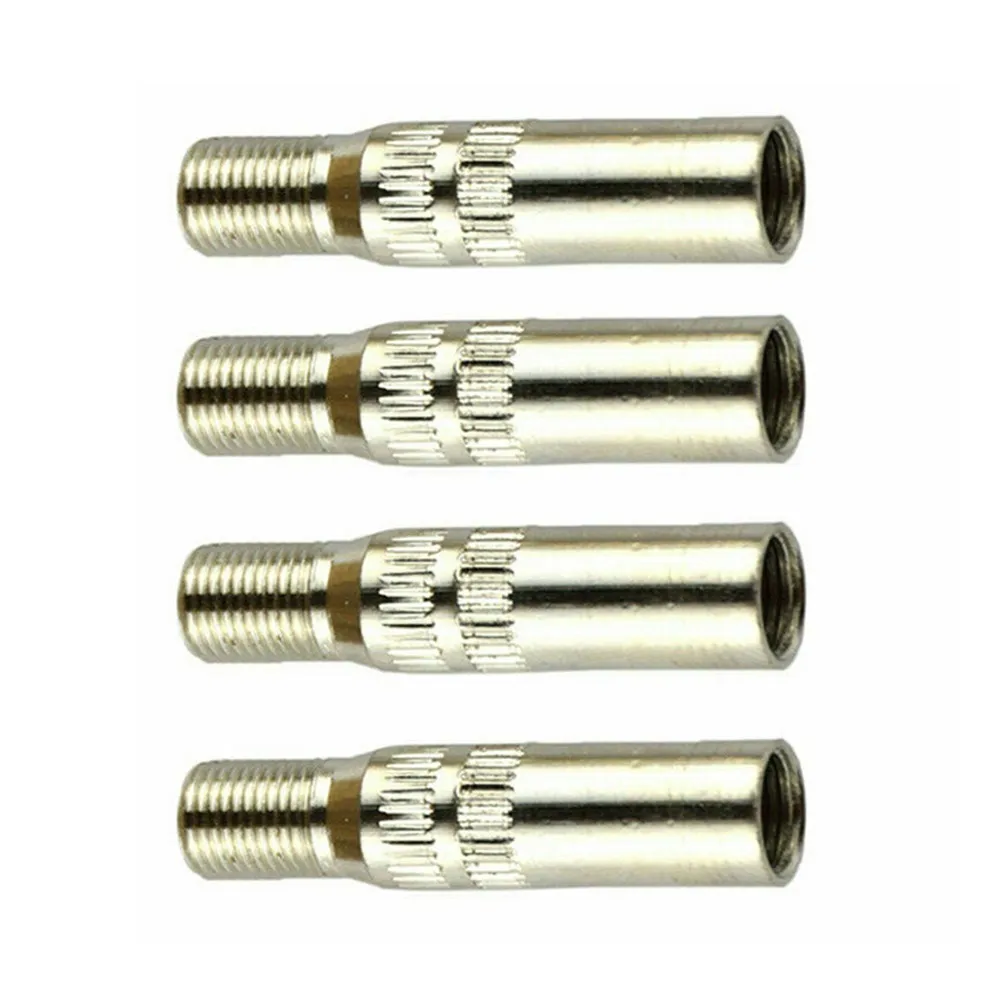 

Cap Stem Tire Inflation Rod Chrome Plated Brass Extender Screw-On Type