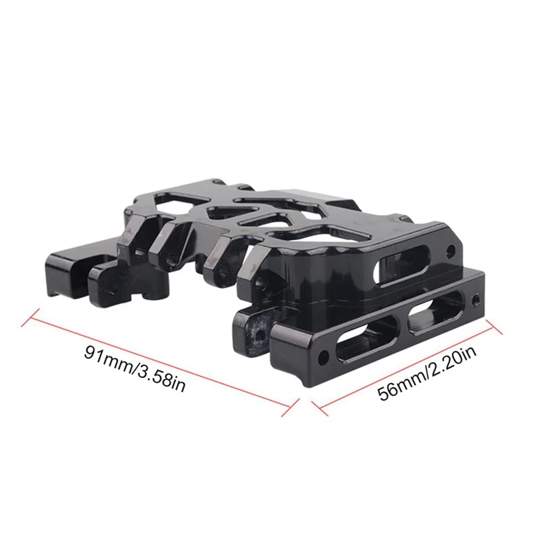 

Metal Central Transmission Gearbox with Gear Box Mount Holder for 1/10 RC Crawler Car Traxxas TRX4 TRX6 Accessories