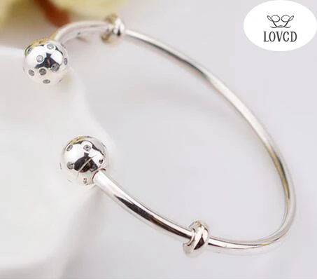 2 925 silver Bracelet Hot DIY Snake Chain Charm Bracelet Female Personality Jewelry For Women Making Free shipping - Окраска металла: 2