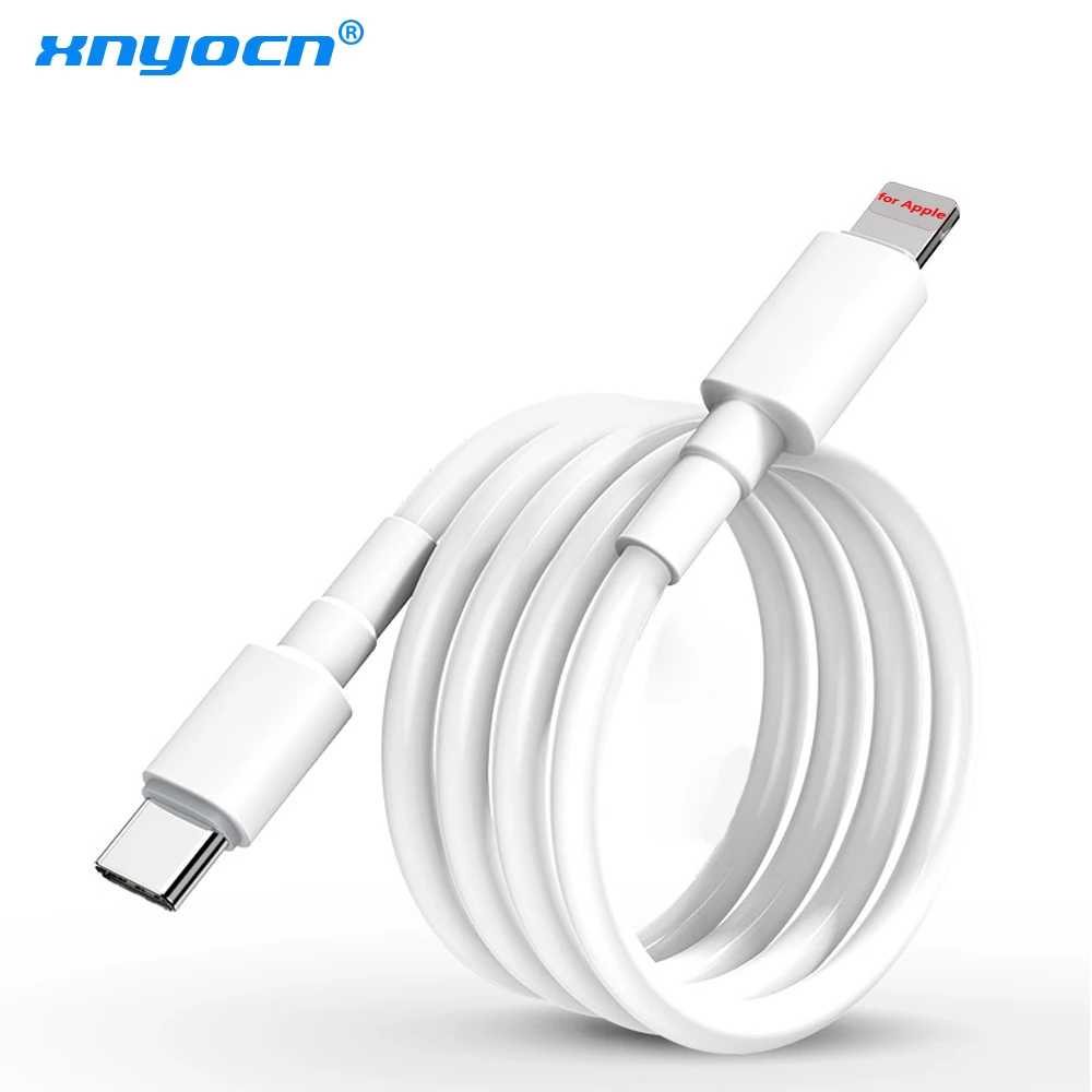 

PD Fast Charging Cable For USB C Lightning For iPhone Xs X 8 pin to TypeC 3A Quick charger for Type C Lightning Macbook to phone