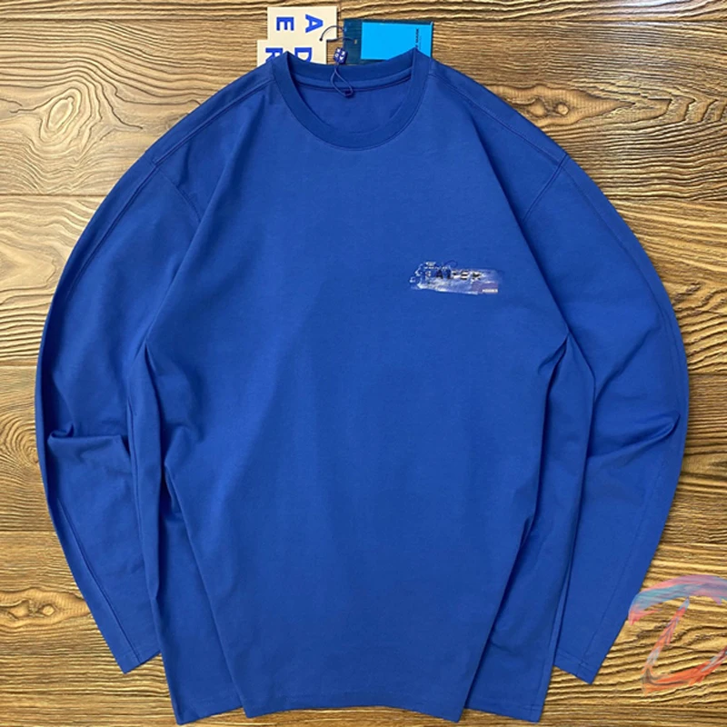 

Свитшот с ламинированным принтом для мужчин и женщин, модные повседневные свитшоты оверсайз с длинными рукавами и надписью ADER ERROR