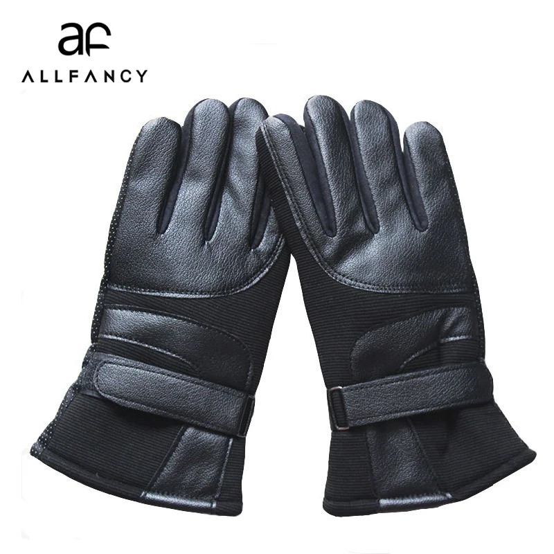 ALLFANCY Мужские осенне-зимние теплые уличные Верховые перчатки для занятий спортом