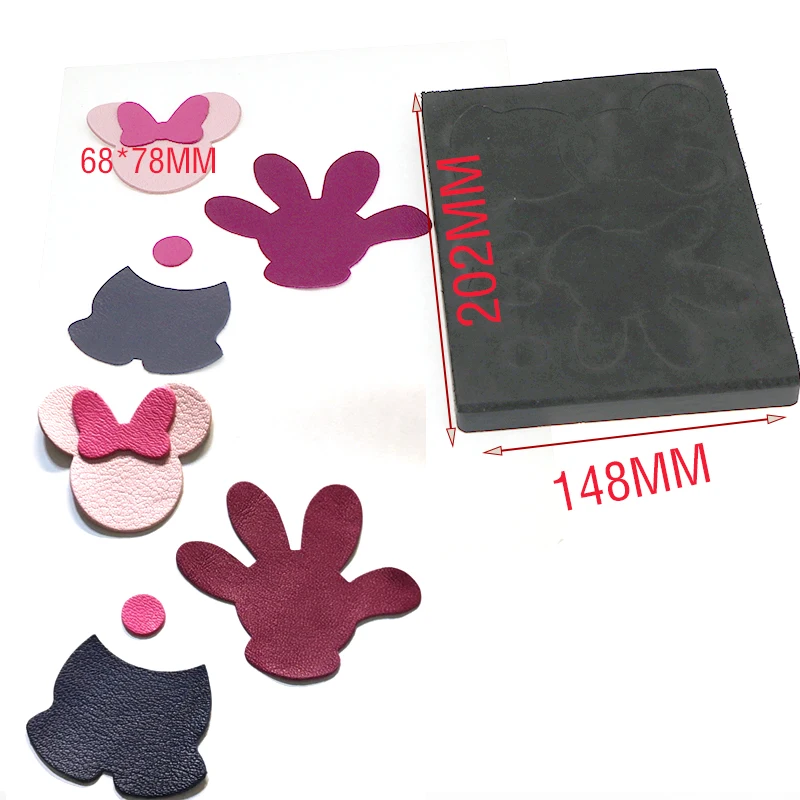 

YY1151Beautiful mouse head cutting wood die knife die for DIY scrapbook album decoration compatible with most manual die cutting