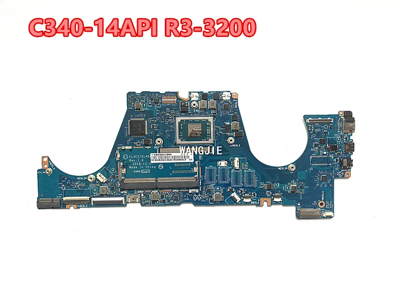 Материнская плата для ноутбука Lenovo ThinkPad C340 Flex-14APL EL4C2 EL452 LA-H091P FRU5B20S41884 CPU: R3-3200U 100% |
