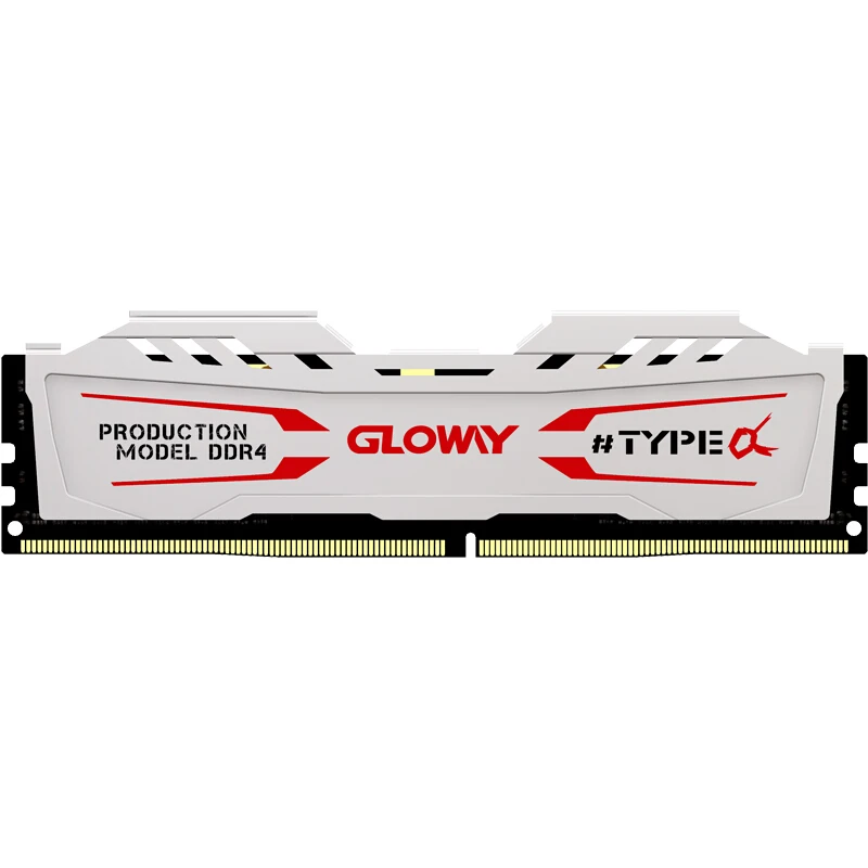 Новое поступление Gloway тип А серия черный белый радиатор оперативная Память ddr4 8 Гб 2400 МГц 2666 МГц для рабочего стола с высокой производительностью
