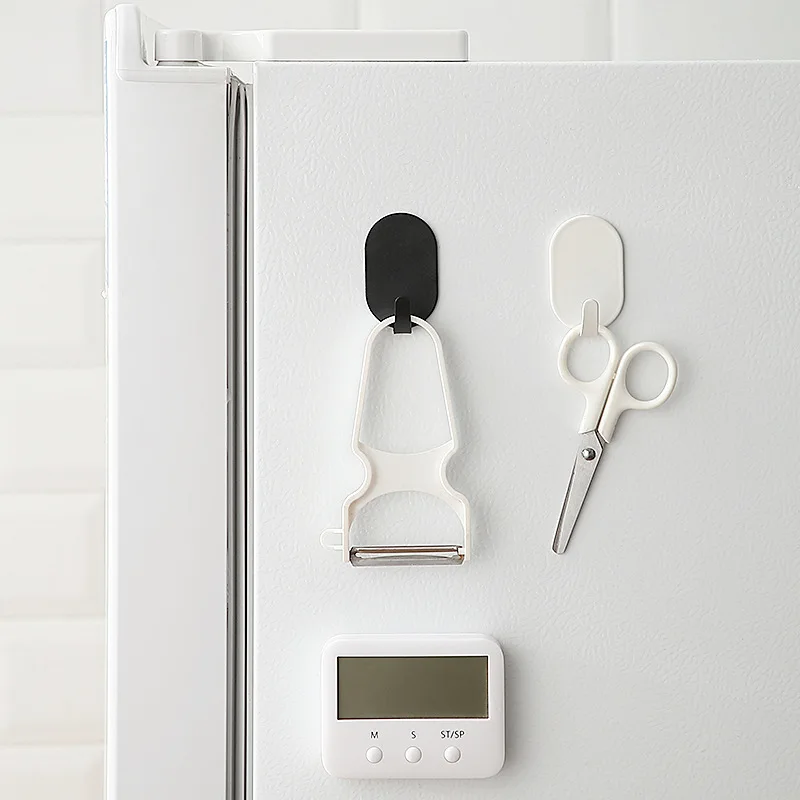 

Creative Hook 5 Pcs Traceless Door Rear Hook Kitchen Bathroom Load-bearing Wall Hanging Sticky Hook Storage Hanger