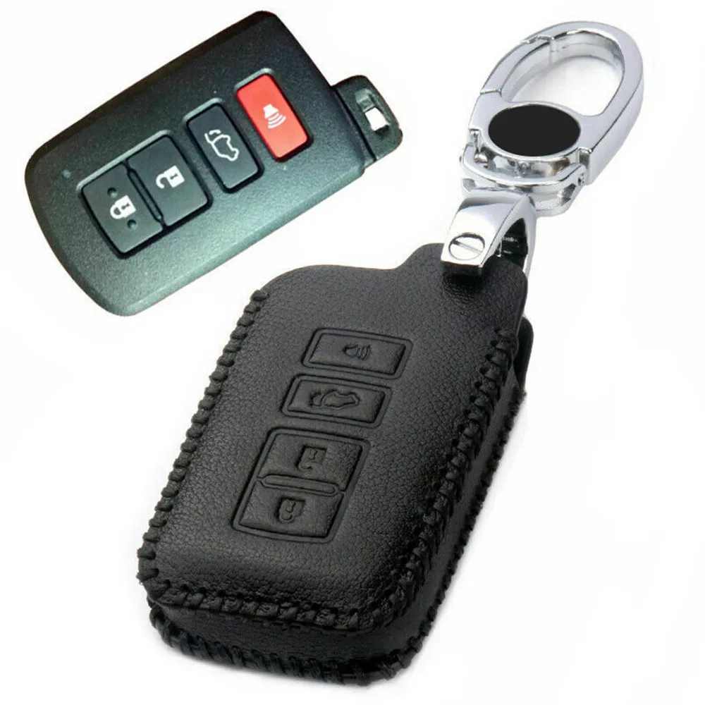 Классический Кожаный Автомобильный смарт-брелок для ключей с дистанционным