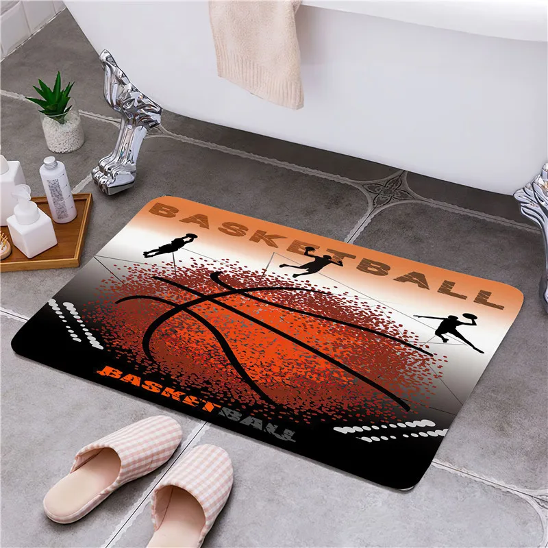 Баскетбольный коврик для входной двери напольный нескользящий ног домашний
