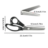 18mm dressmaking scissor tailor sewing embroidery crafting stainless steel shear fabric edge scissor round scissors tailor