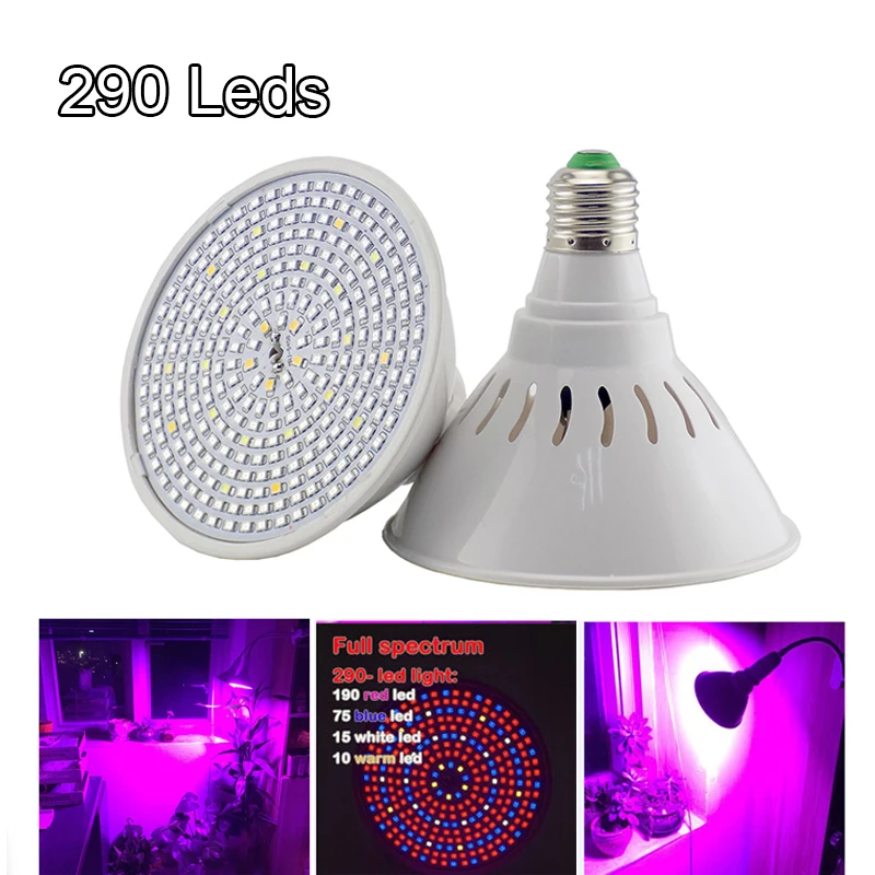 

290 Led s полный спектр светодиодный светильник для выращивания растений светильник Ф-ИК-лампы цветок овощи палатка светильник
