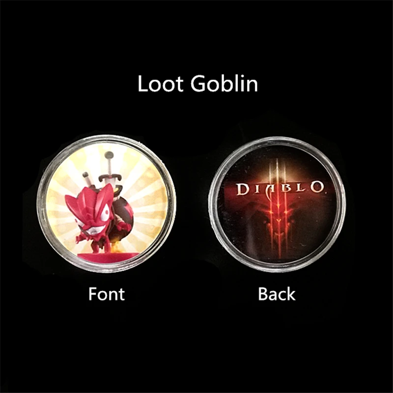 2 шт./партия Diablo 3 игровая карта NFC Монета тег Amiibo NS switch Ntag215 новые данные seting включают Элитные секретные территории Loot Goblin