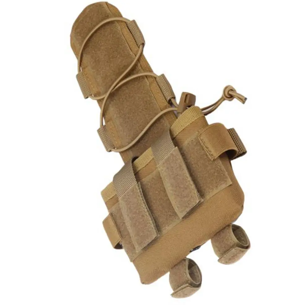 Hunting Tactical Pouch MK2 Battery Case For Helmet Camo Combat Military Counter weight Battery Bag Molle Pouch - Цвет: Tan