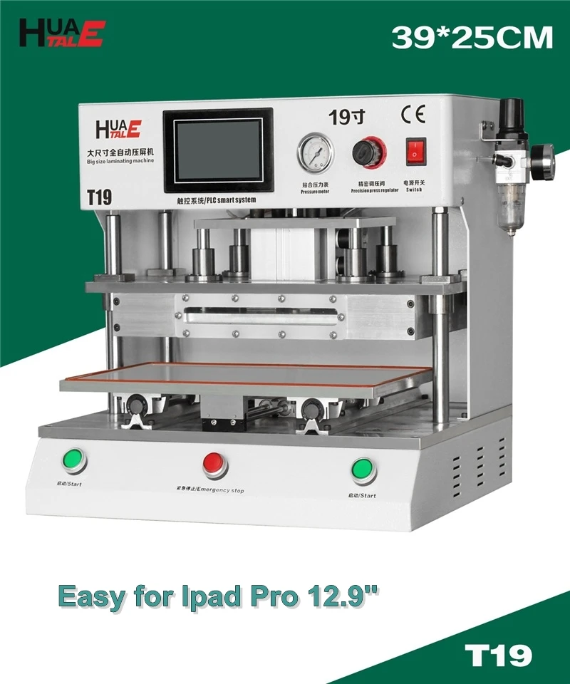 

LY HUATALE T19 professional big size OCA vacuum laminator for Ipad pro 17 inches screens hard to hard type