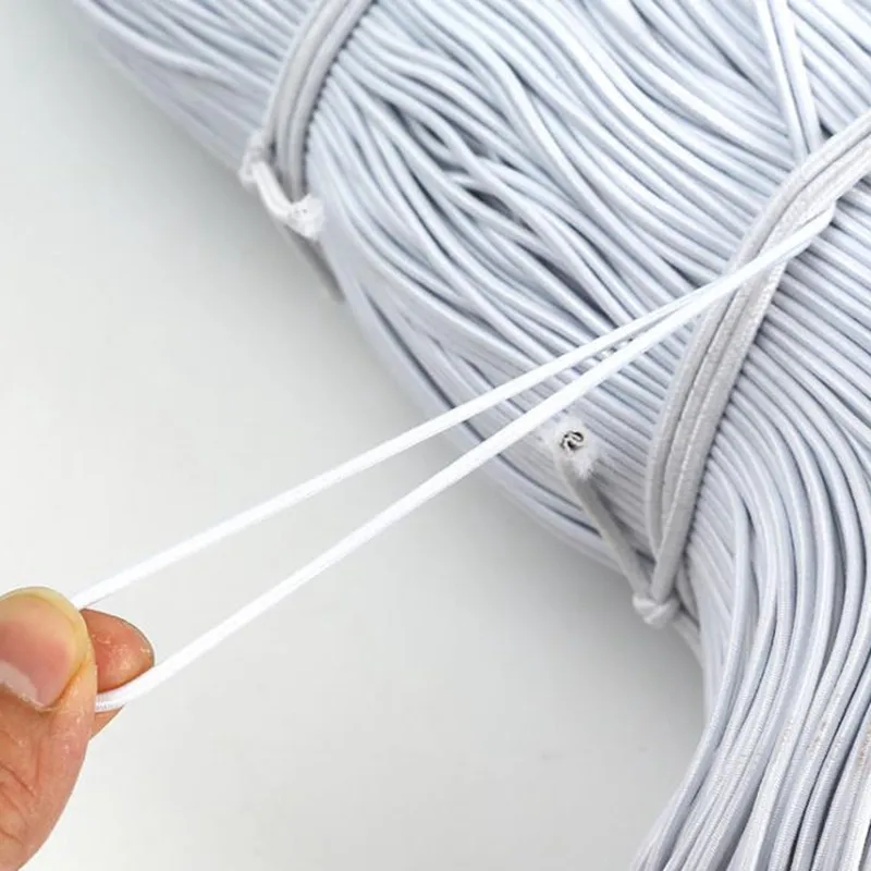 Эластичная лента круглая высокоэластичная леска для шитья сделай сам резиновая