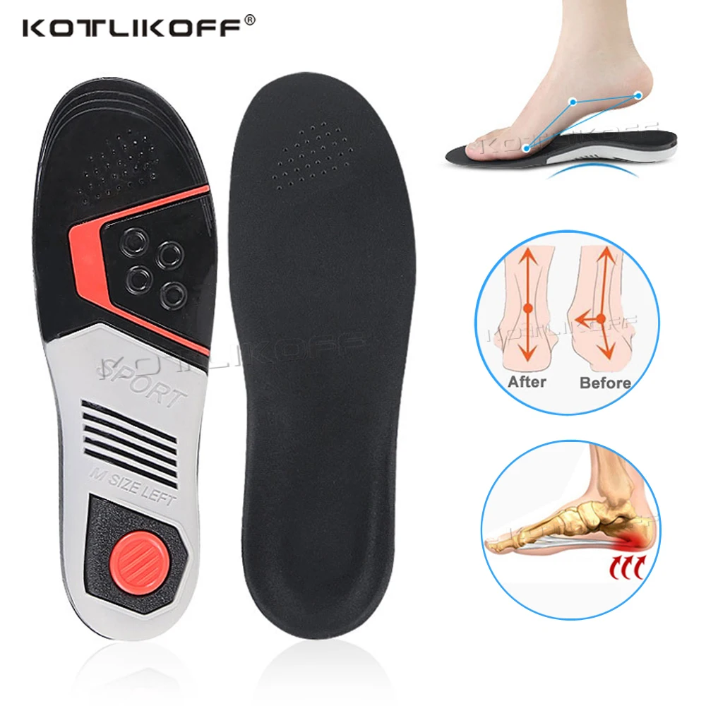 

Running Sport Insoles Orthopedic Insoles Shock Absorbant Pads Sole Pad for Shoes insert Foot Care for Plantar Fasciitis