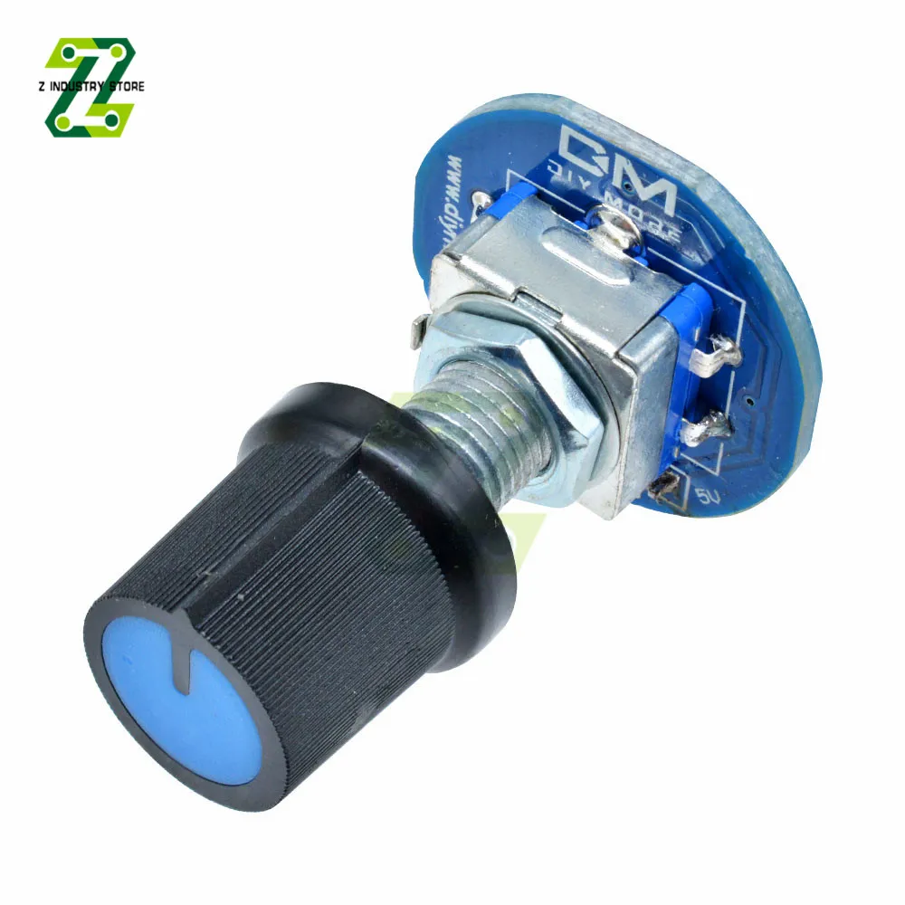

Rotary Encoder Module 5V Sensor Development Board Round Audio Rotating Potentiometer Knob Cap for Arduino