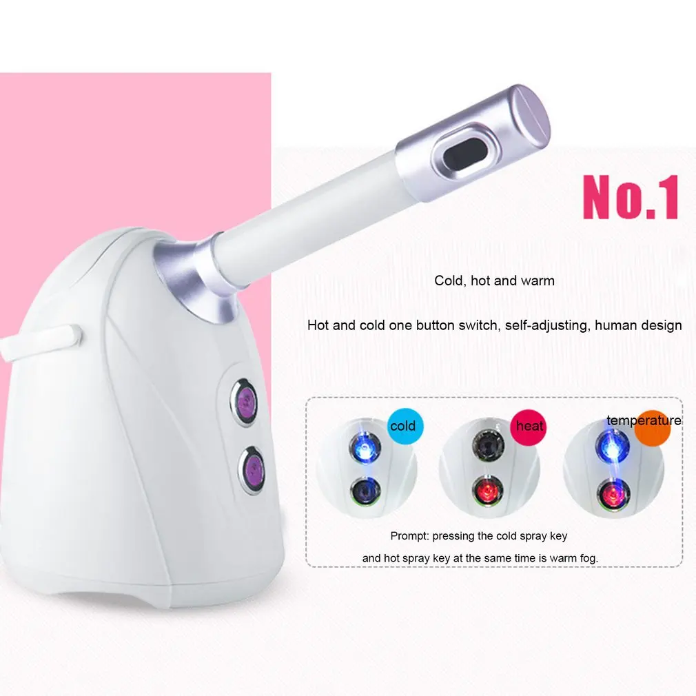 

Facial Steamers Ionic Face Steamer For Mist Steamer For Face Unclogs Pores VividBlackheads Deep Cleaning Acne Humidifier