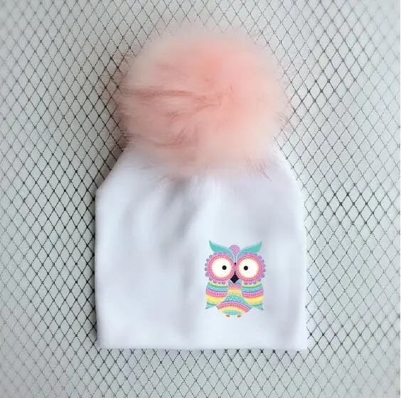 Весенне-осенняя модная детская шапочка с изображением совы для мальчиков и