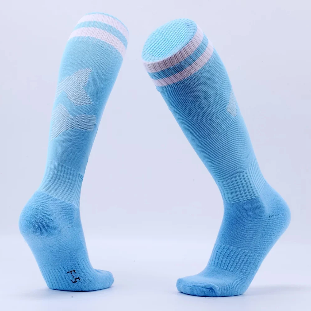Детские футбольные носки футбольный носок для мальчиков Гольфы выше колена