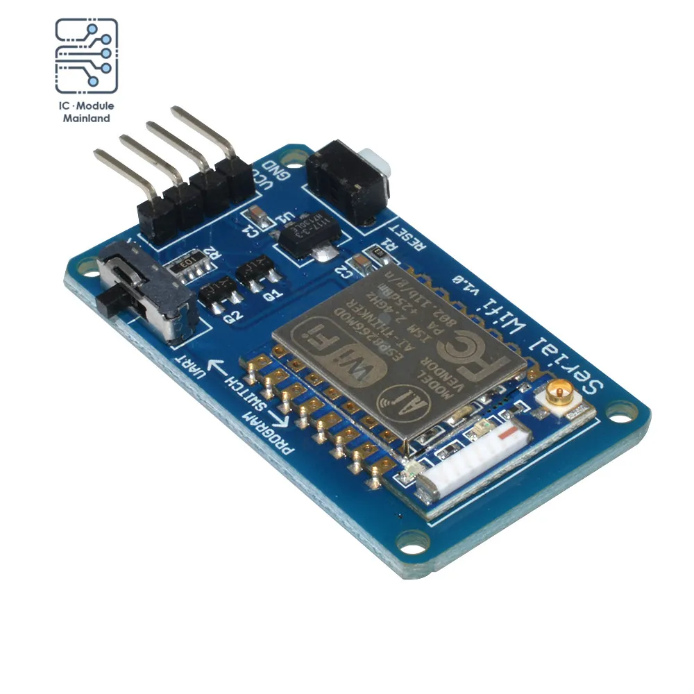 3 В 5 ESP8266 ESP-07 Wi-Fi модуль V1.0 последовательный трансивер беспроводной платы 8N 1 TTL