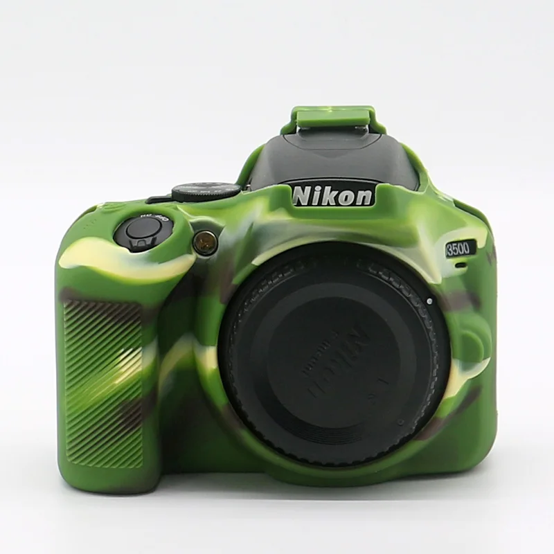 Высококачественный силиконовый чехол сумка для камеры Nikon D3500 Dsrl камера в 4 цветах