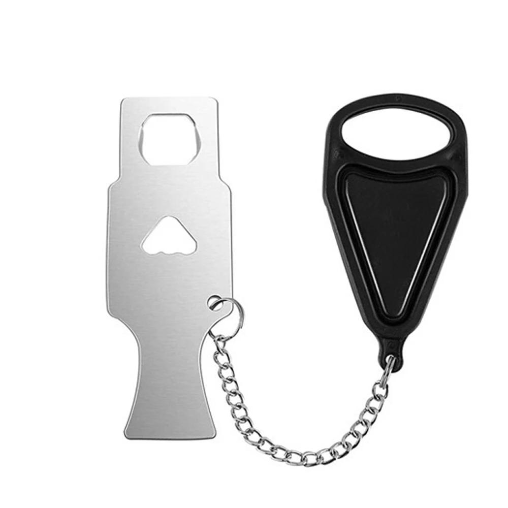 

Portable Door Lock Solid Heavy Duty Door Extra Lock for Additional Prevent Unauthorized Entry in Traveling, Hotel, Home, Apartme