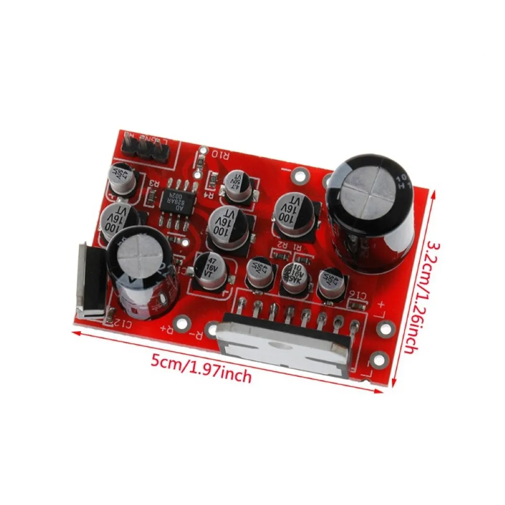 

TDA7379 Adjustable Power Amplifier Board + AD828 Preamplifier Module DC 12V 38W x 2 Stereo Audio Board Volume Control Amplifier