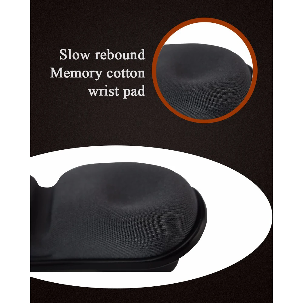 

Anti-skid Memory Foam Mouse Pad Mousepad Support Wrist Rest Mat Ergonomic Office Healthy Mouse Pad For Computer Laptop Desktop