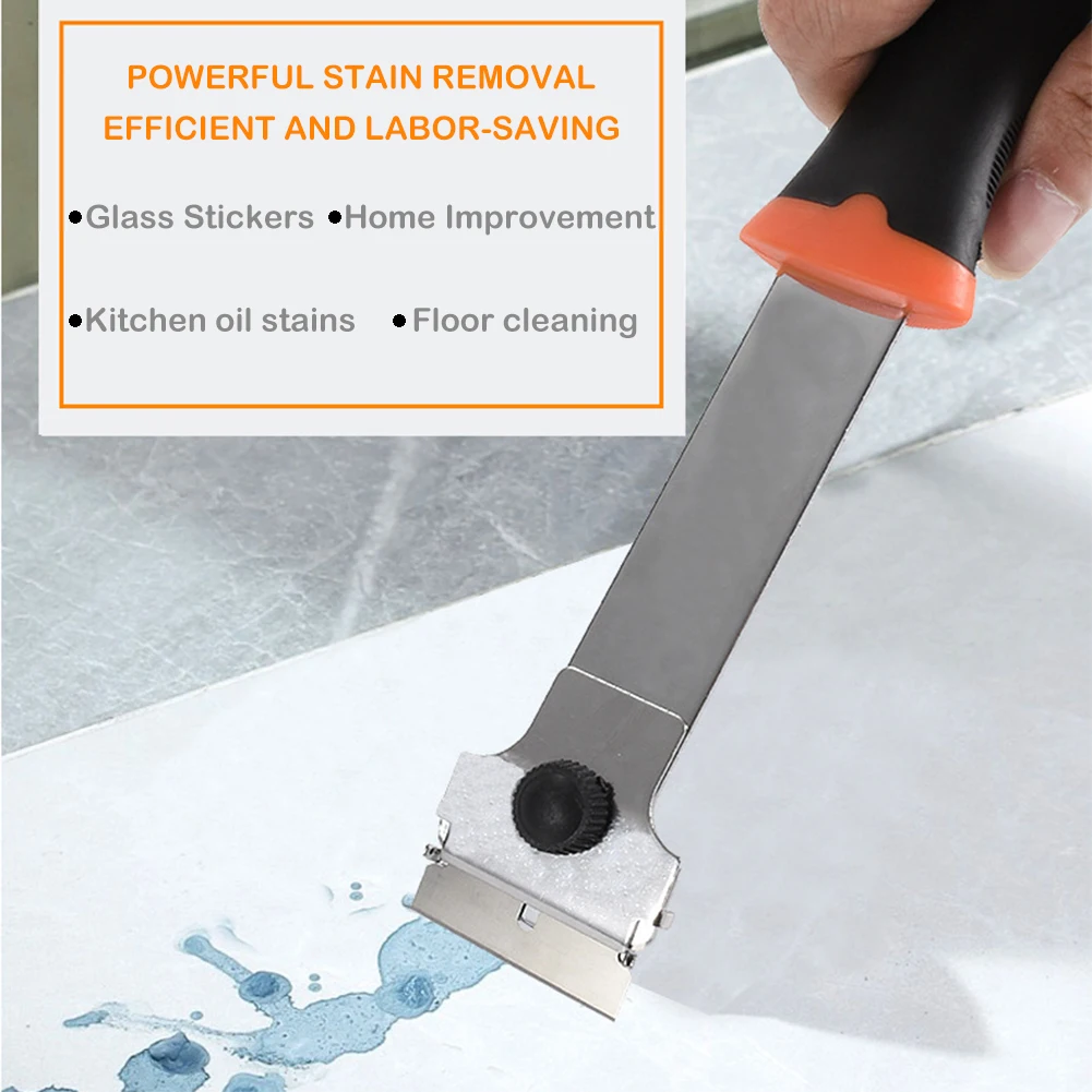 

Multifunctional Razor Blade Wrap Sticker Double Edge Felt Scraper Window Glue Car Filming Cleaner Squeegee Remover Shovel Tool