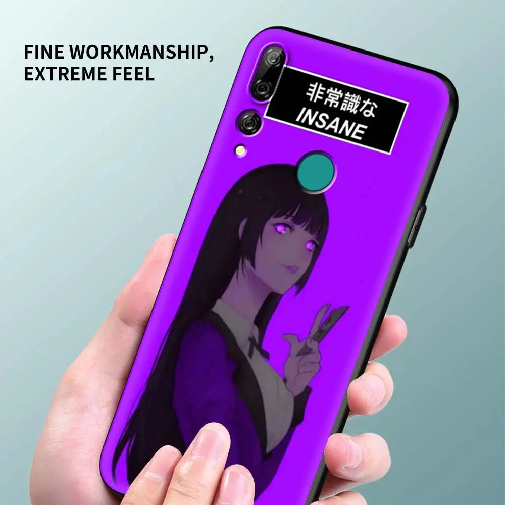 Soft Phone Case For Huawei P30 P40 Lite E P Smart Z Y6 2019 2021 P20 Pro Honor 20 9X Play 9A Cover Funda Anime Kakegurui Jabami