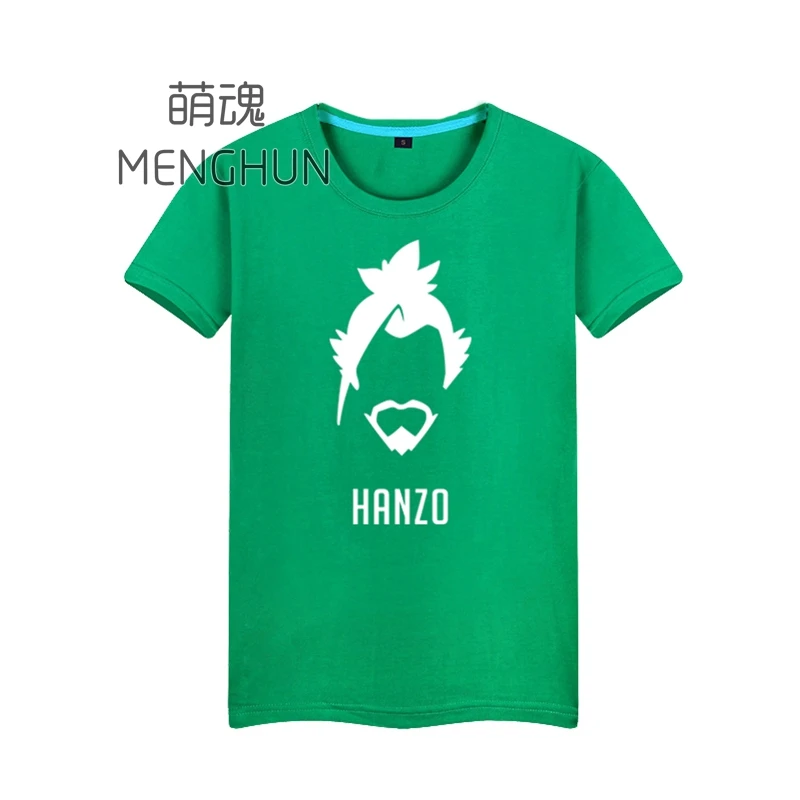 Высококачественные костюмы фанатов игр мужские хлопковые футболки HANZO нового