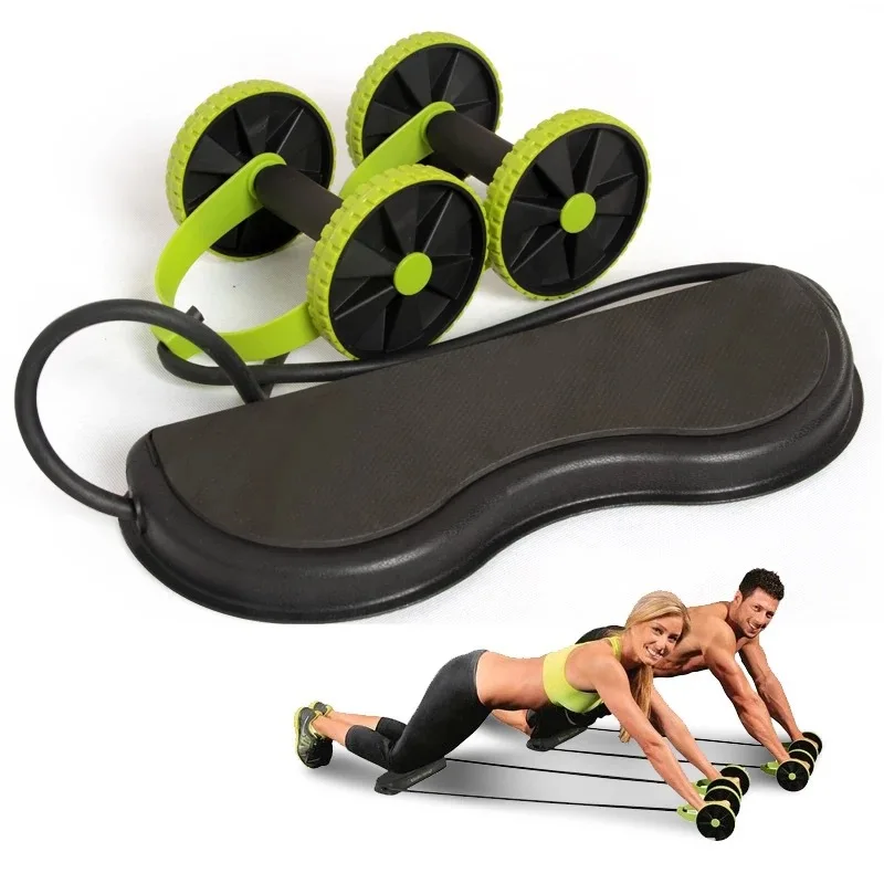 

Abdominal muscle roller mute draw rope abdominal muscle trainer arm waist leg exercise multifunctional fitness equipment