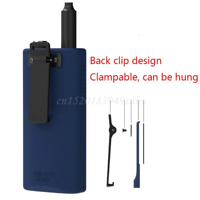 

Anti-Skidding Silicone Protective Cover Case Sleeve Skin for Xiaomi Mijia Smart Walkie Talkie 2 Radio Interphone Accessories