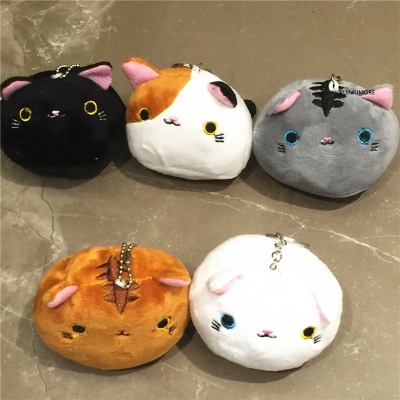 Подарочная плюшевая хлопковая набивная кукла кошка Смешанная игрушка брелок