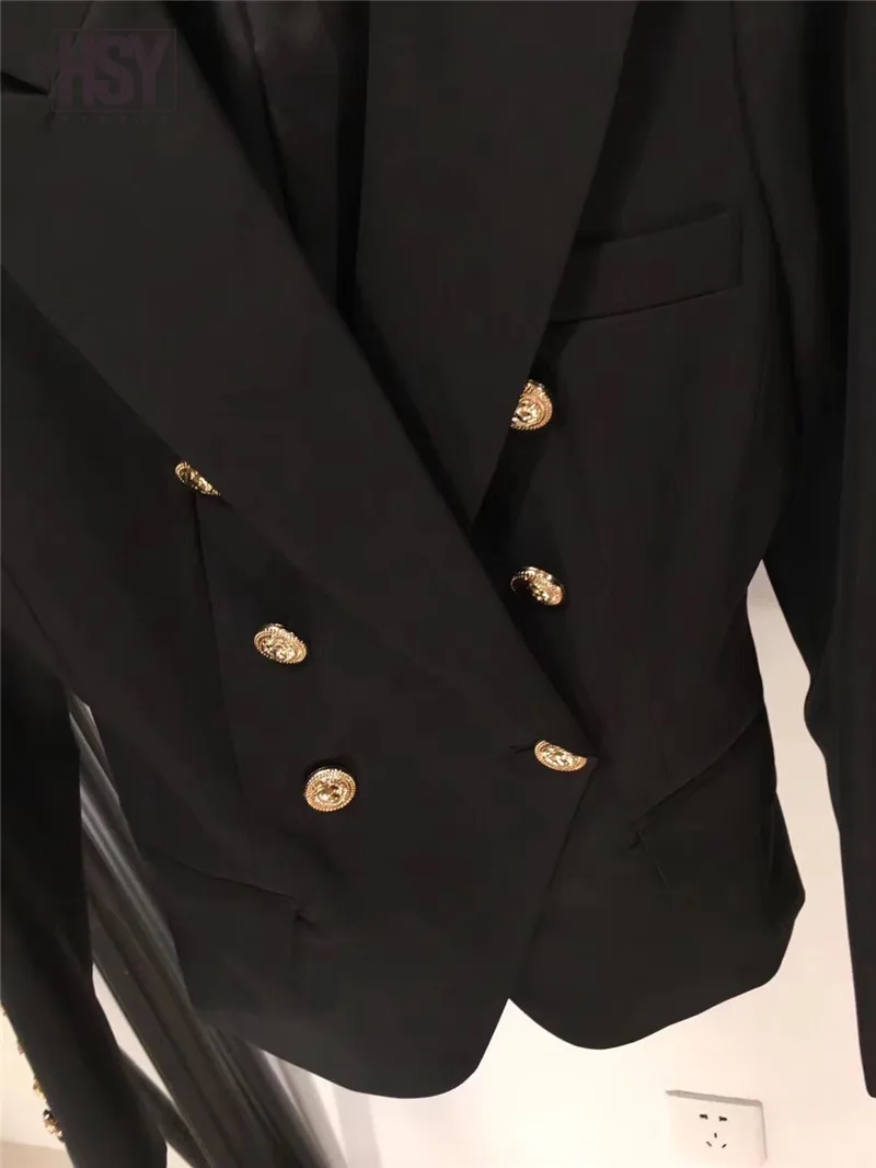 【HSY studo】 2019 осенний Новый Модный женский костюм с длинными рукавами лацканами