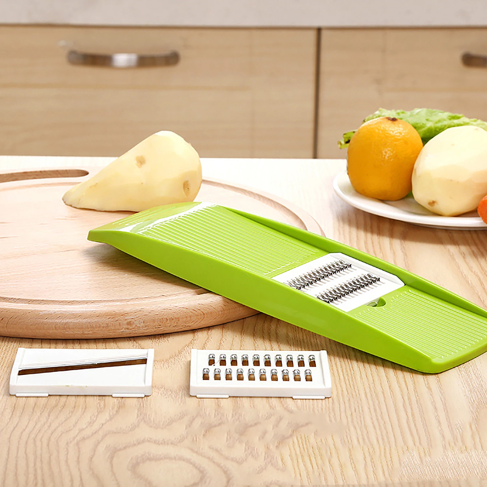 

Kitchen Slicer Steel Vegetable Sclier with 3 Blades Julienne Cutter Potato Carrot Multifunctional Fruit Grater Shredders Gadgets