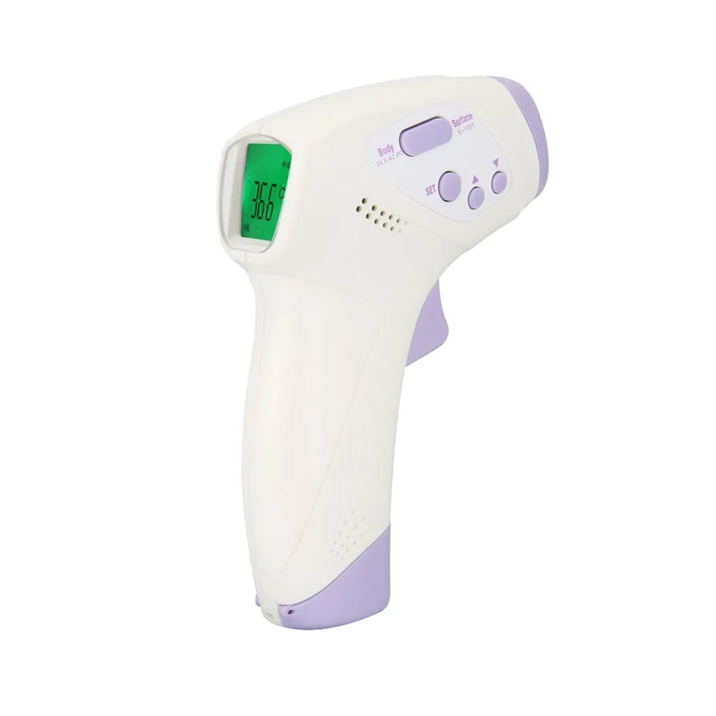 

High Sensitivity And Fast Reading One-button Body Tester Lcd Digital Non-contact Infrared Thermometer Forehead Body Meter