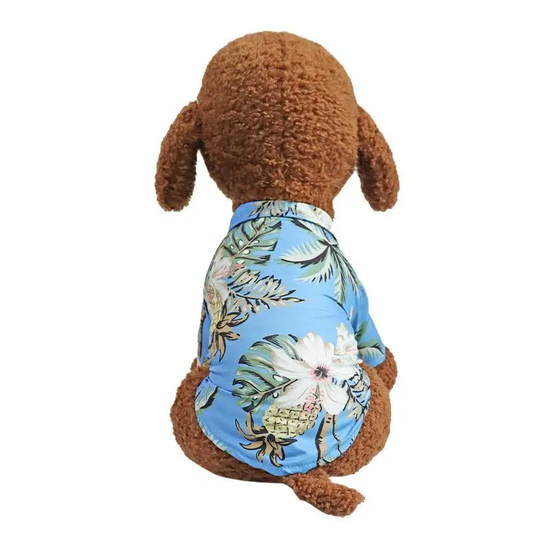 

Pet Supplies Dog Clothes Teddy Bichon Pomeranian Cat Shirt Summer Cool Thin Small одежда дл Spring and Autumn Puppies Beach Vest