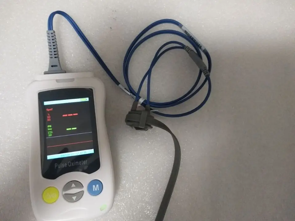 Педиатрический оксиметр для младенцев детский От 1 до 12 лет два зонда