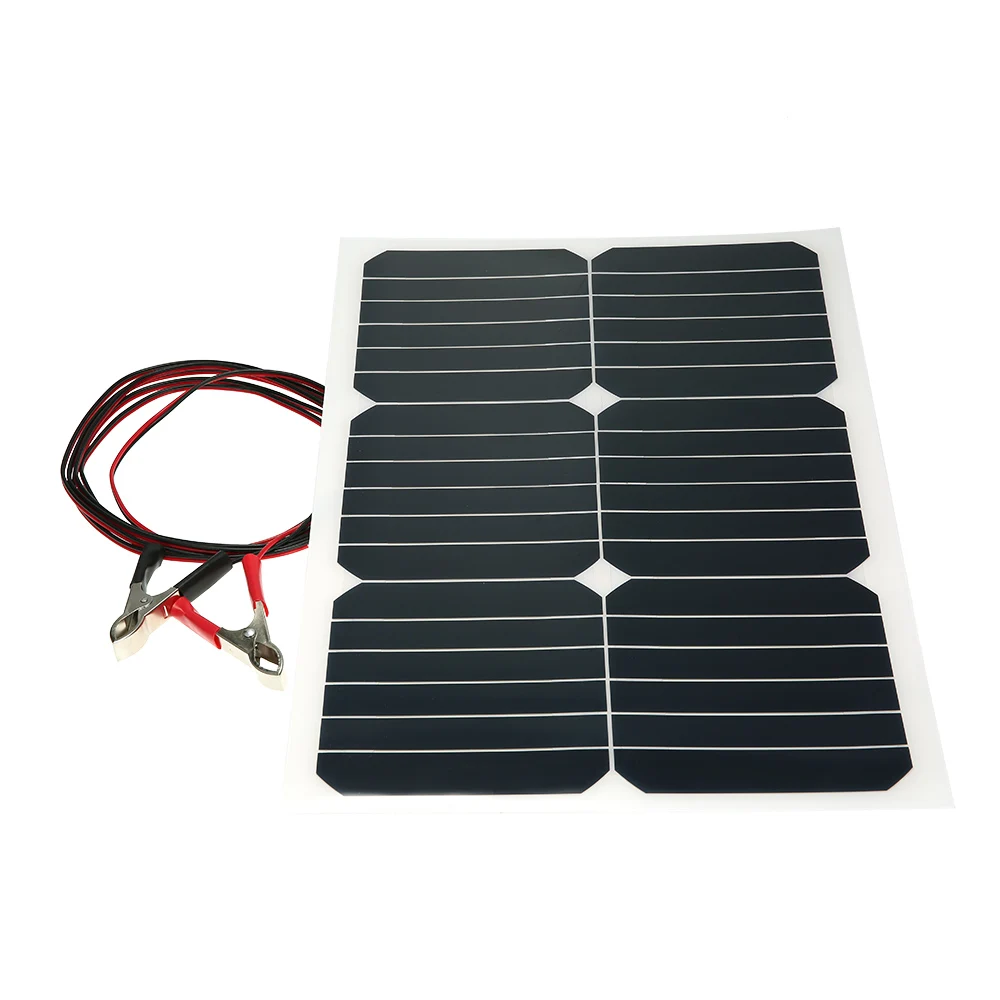 Цена 20 Вт 12 в моно полугибкая солнечная панель с чипом Sunpower для зарядного устройства аккумуляторов лодок Cara 20 Вт 12 В полугибкая солнечная панель
