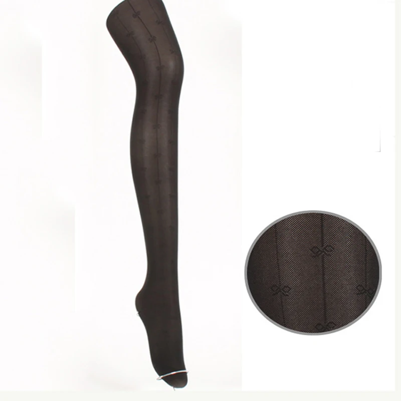 S15-Black FENNASI, сетчатые колготки в горошек, липкие женские колготки, модные, сексуальные, тонкие, черные, милые, с бантом, с принтом, в полоску, популярные, женские колготки - Цвет: S15-Black