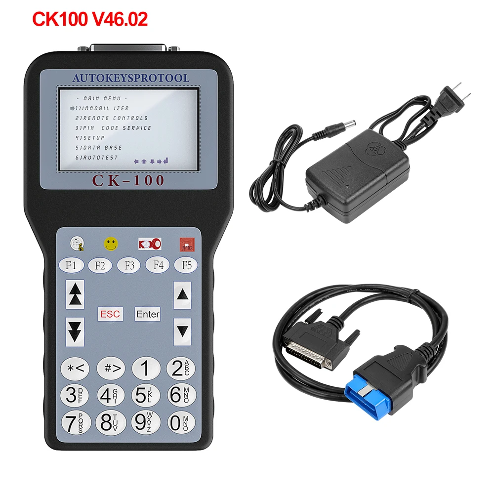 Инструмент для диагностики obd2 CK100 программатор ключей с 1024 жетонами CK-100 V99.99/46 02
