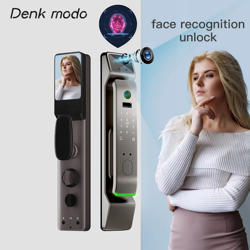 

Denk modo smart face recognition lock anti-theft fingerprint lock with camera household automatic intelligent lock