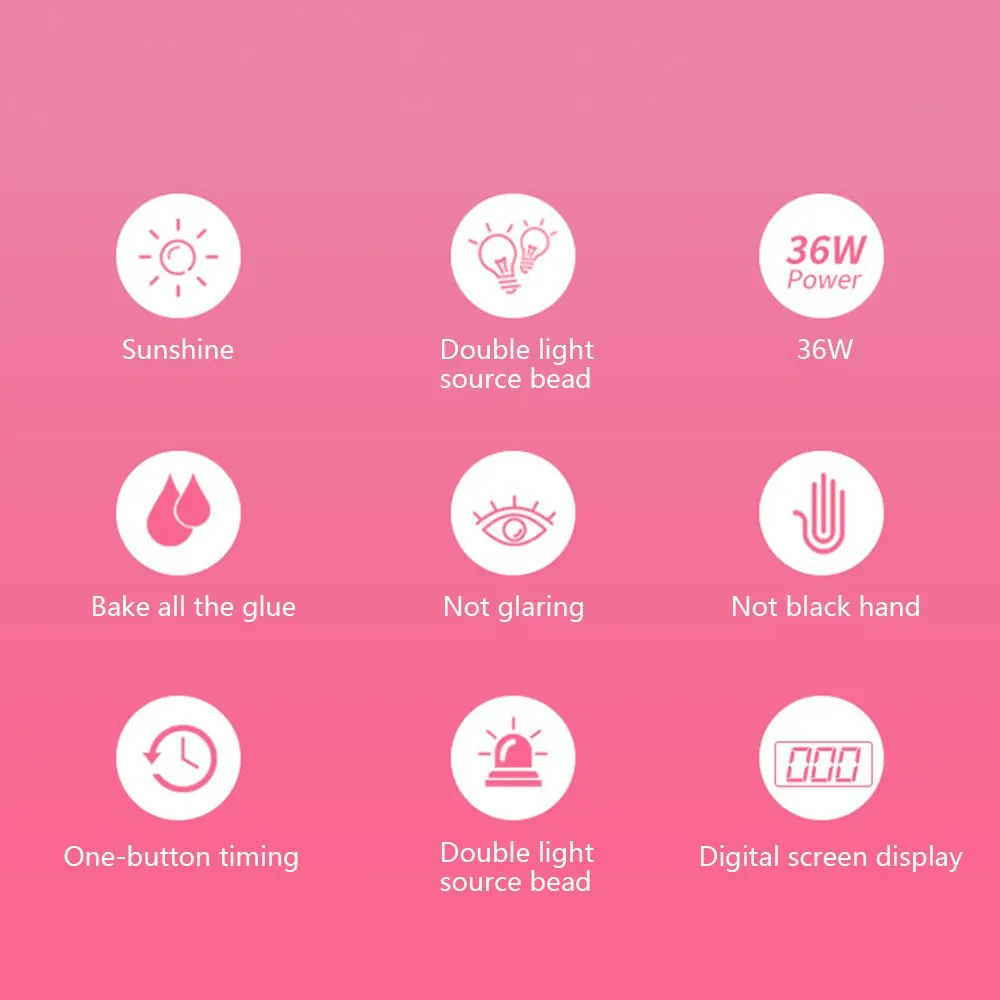 Звезда 8 Сушилка для ногтей Светодиодный УФ-лампа 24 Вт мини-лампа с USB маникюра