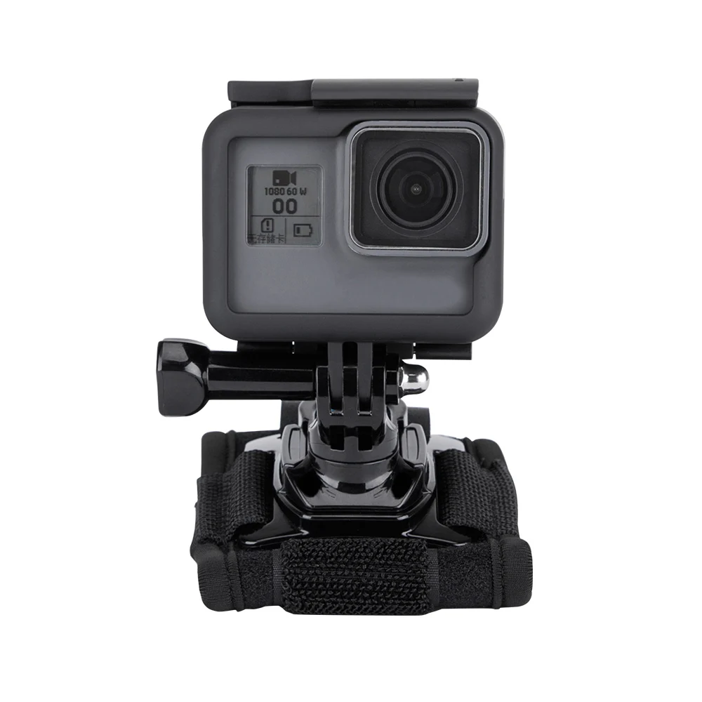 TELESIN 360 градусов Поворотный ремешок на запястье рука ремешок для GoPro Hero 8 7 6 5 4 3 Дайвинг горный велосипед Экстремальные виды спорта