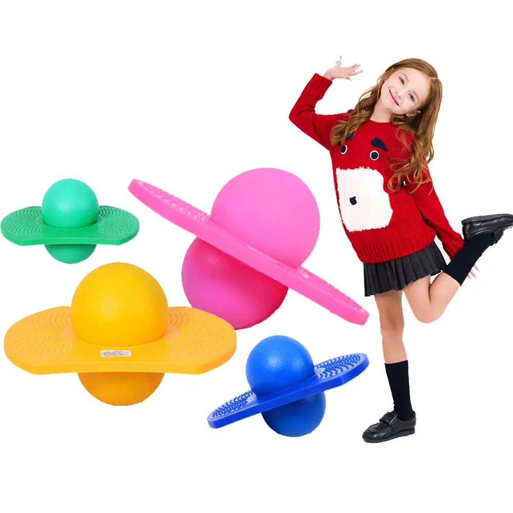 

Sport Energetic Exercise Jumping Bounce Yoga Fitness Ball Rock Hopper Pogo High Bounce Space Balance Jump Board Ball Jumping Toy