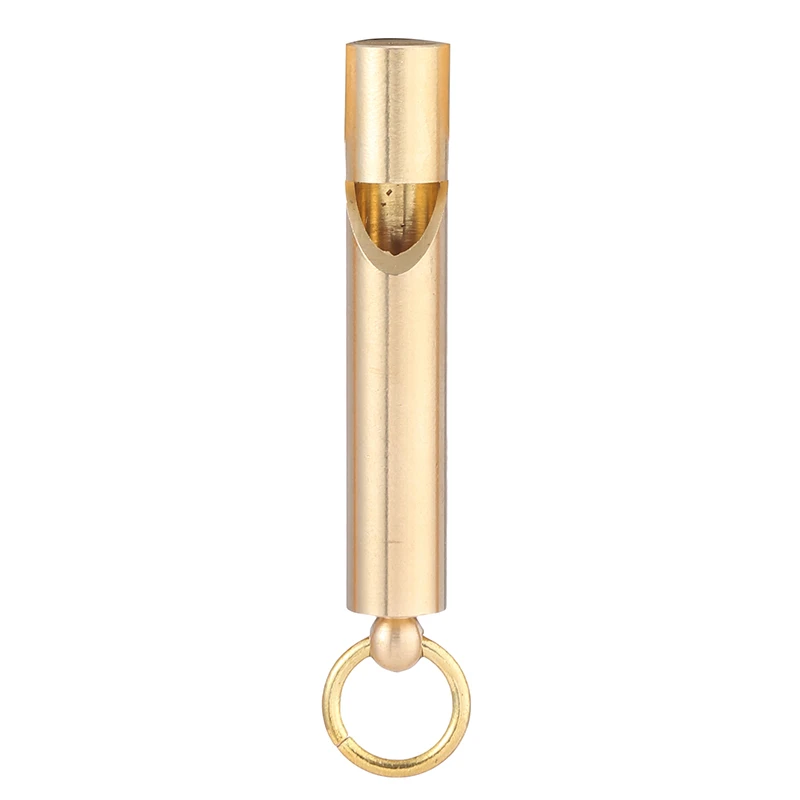 2-in-1 Whistle Bottle Opener Mini Handmade Polishing Brass Keyring Keychain Pendant Outdoor Camping Hunting Multi-tool | Спорт и