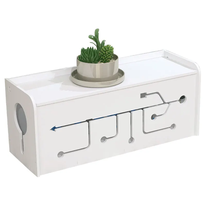 

PVC Material Wire Storage Box Cable Manager Organizer Box Power Line Storage Cases Junction Box Household Accessories MJ807