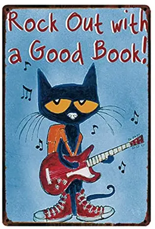 

I Love My Cat Vintage Style Metal Sign Iron Painting for Indoor & Outdoor Home Bar Coffee Kitchen Wall Decor 8 X 12 Inch