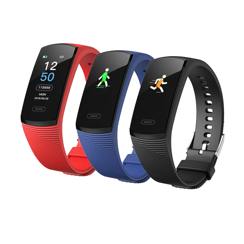 Водонепроницаемый Фитнес браслет с измерением пульса и давления|Смарт-браслеты|